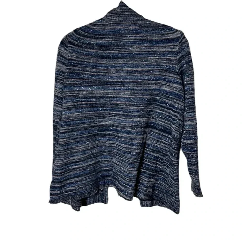 Coldwater Creek,cardigan,wool blend,metallic thread. open front Might be vintage - Picture 5 of 17